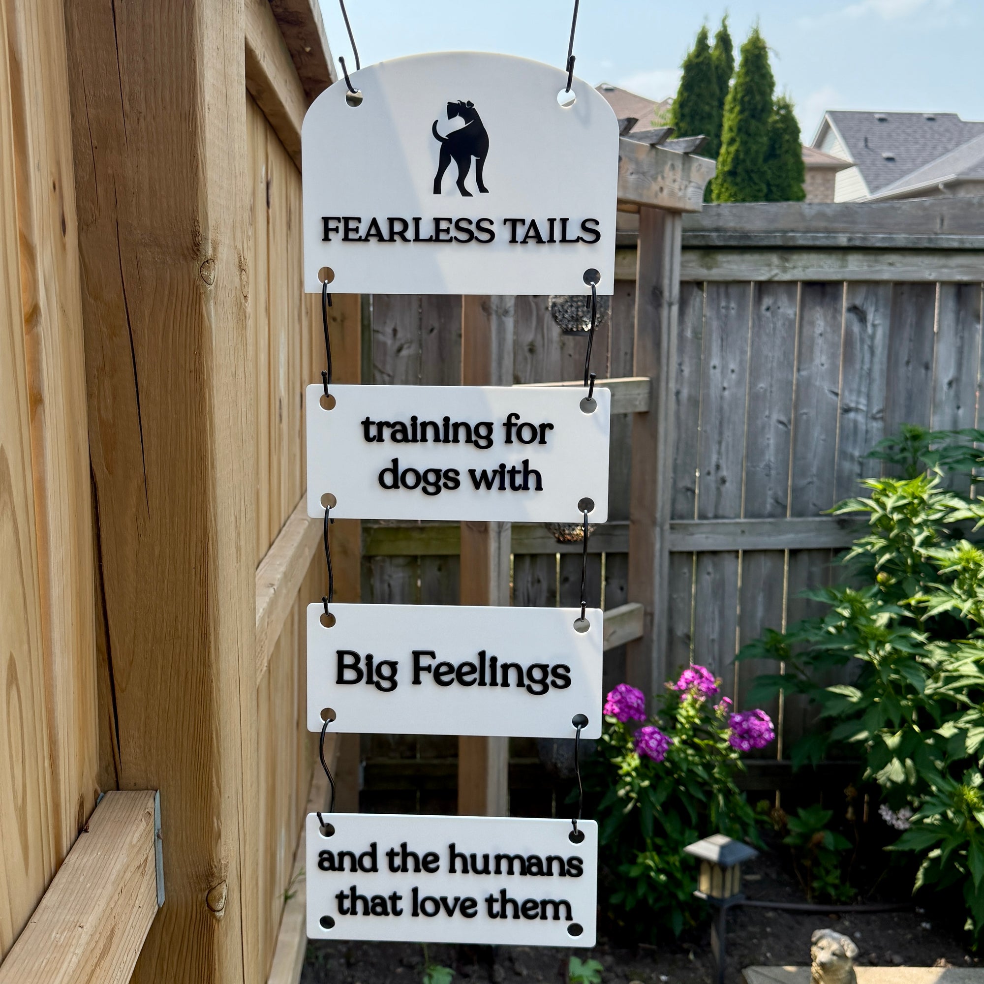 Laneway Market Sign – Custom Acrylic Hanging Sign for Vendors & Events