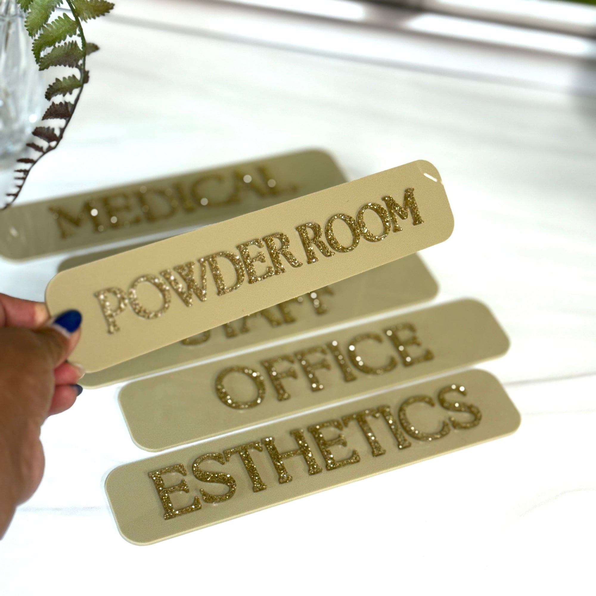 Luxury Acrylic Treatment Room Door Signs