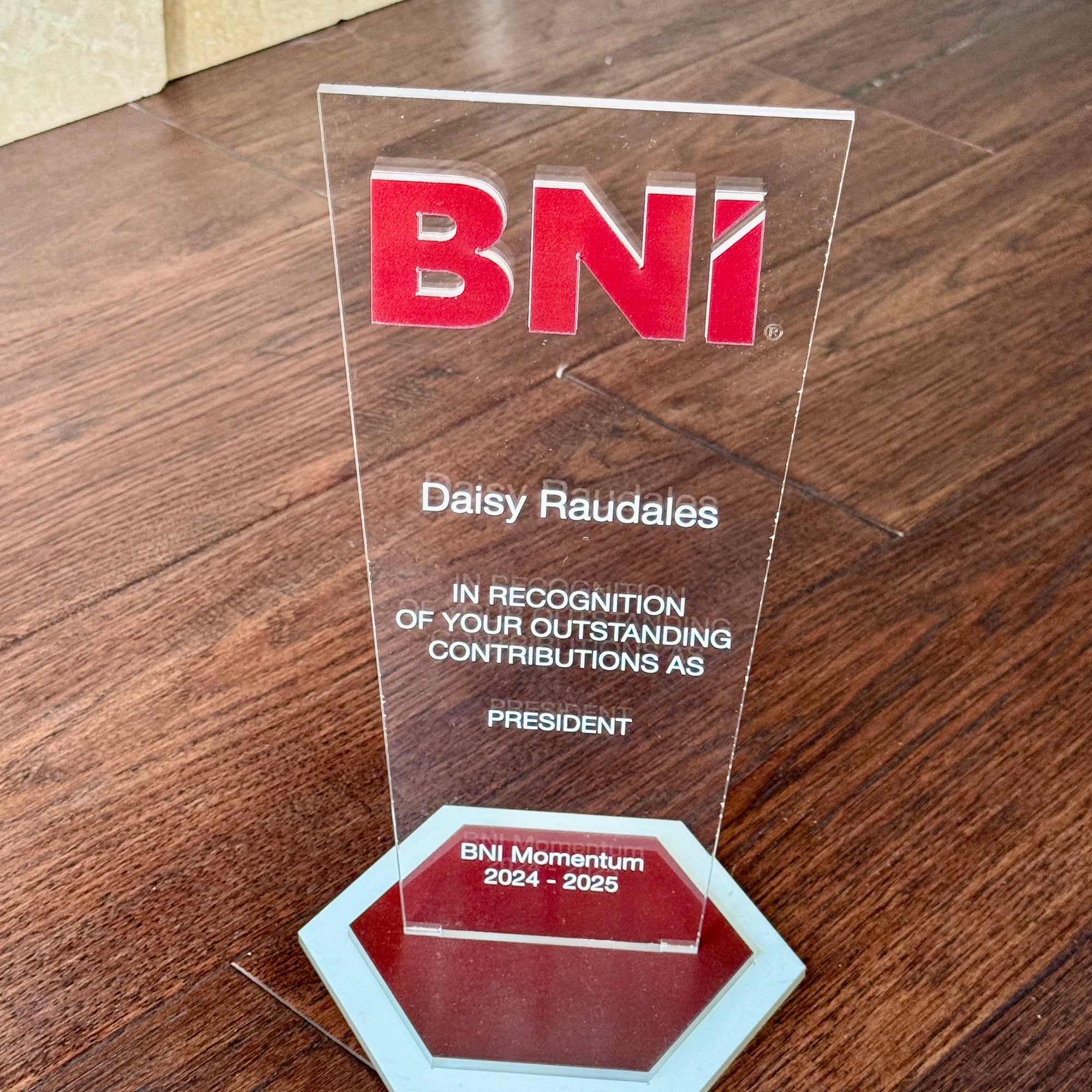 Custom Engraved Acrylic Business Awards