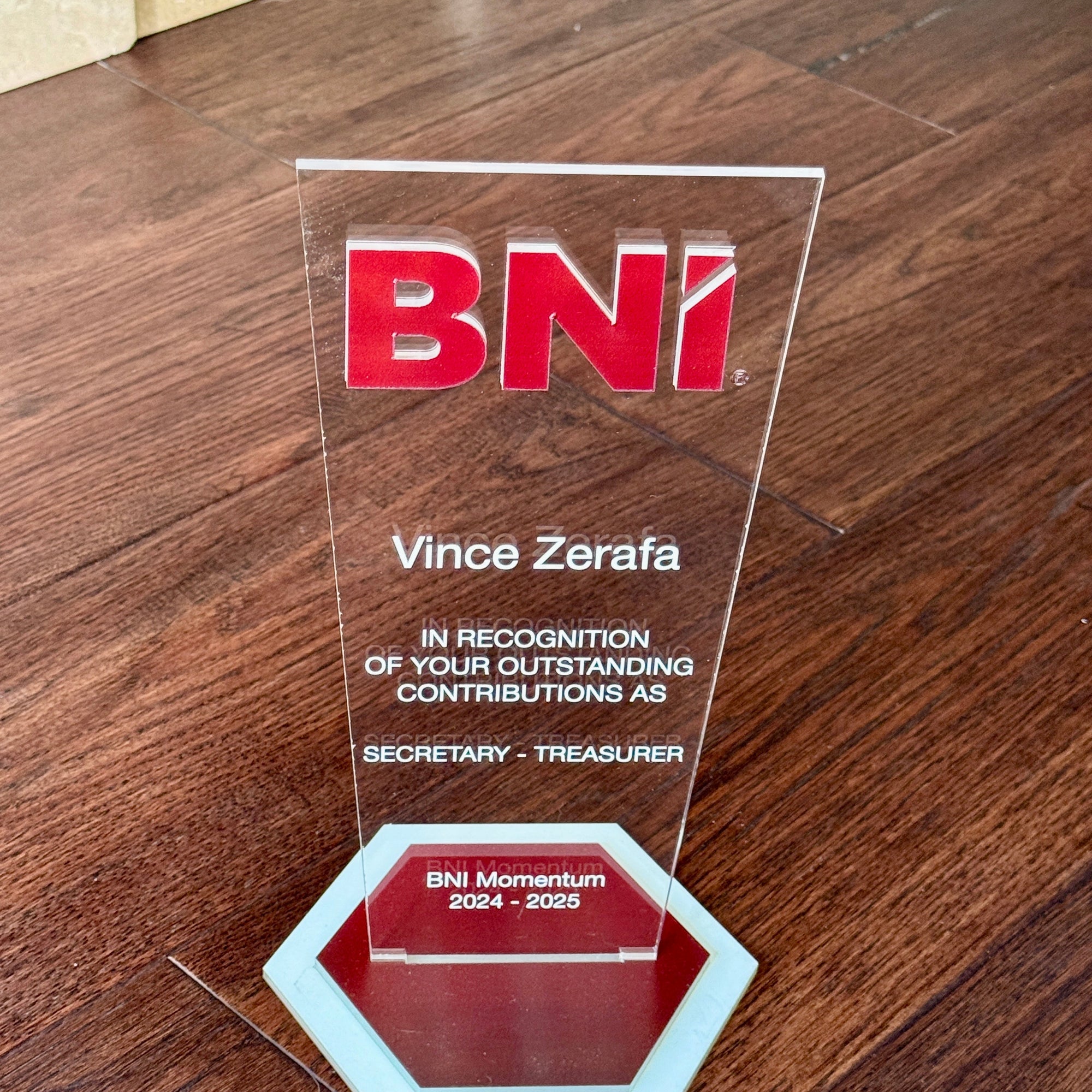 Custom Engraved Acrylic Business Awards
