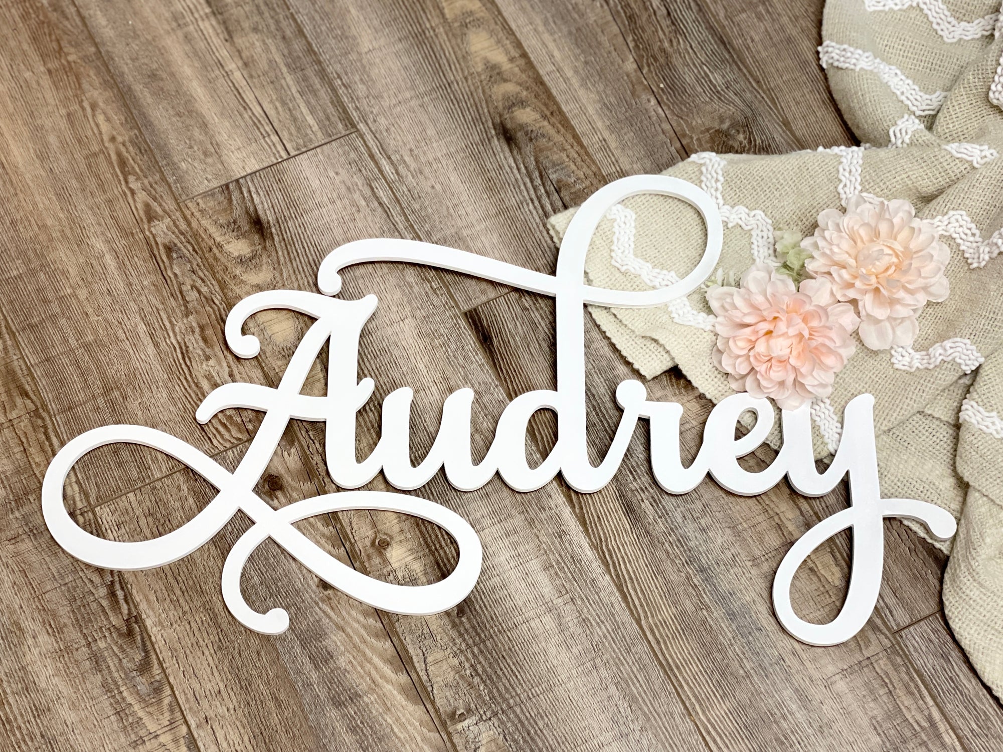 Baby Nursery Name Sign Large Wooden Letters