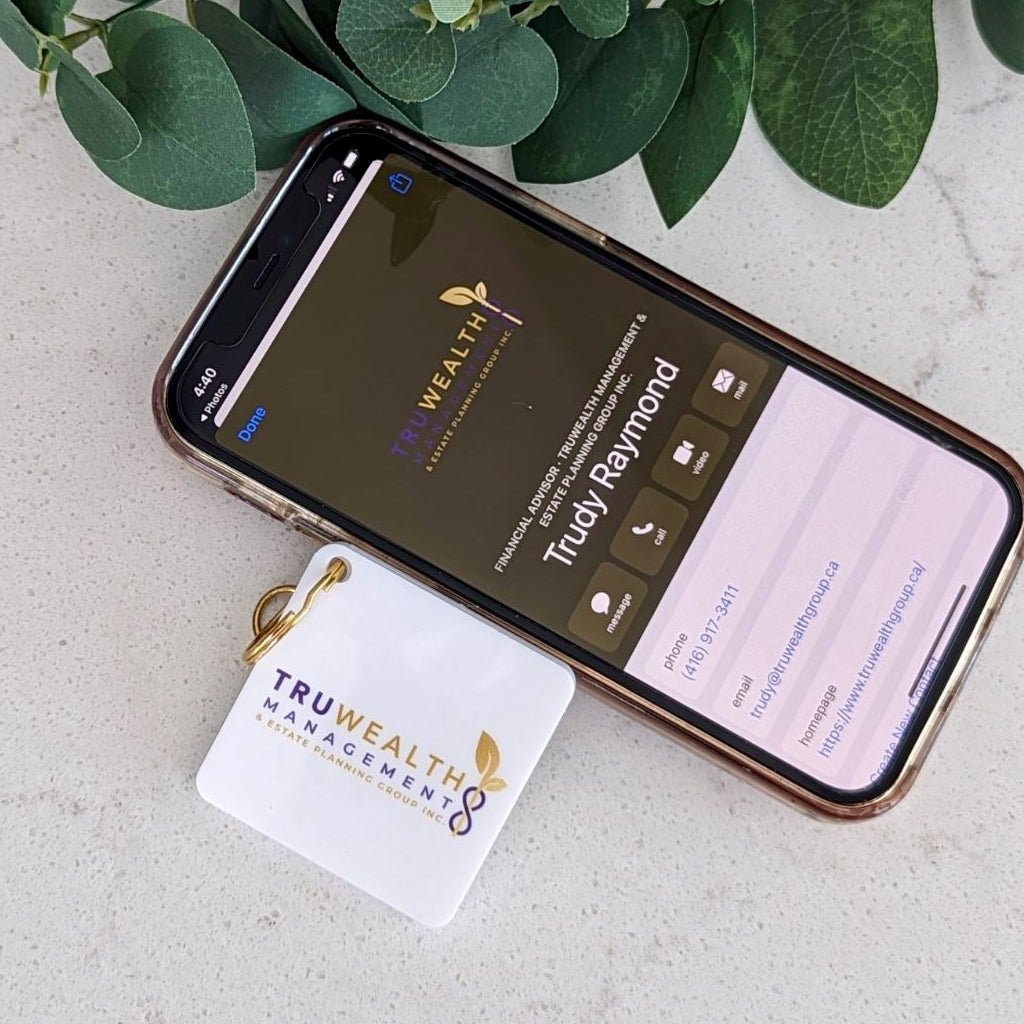 Smart NFC QR Code Keychain