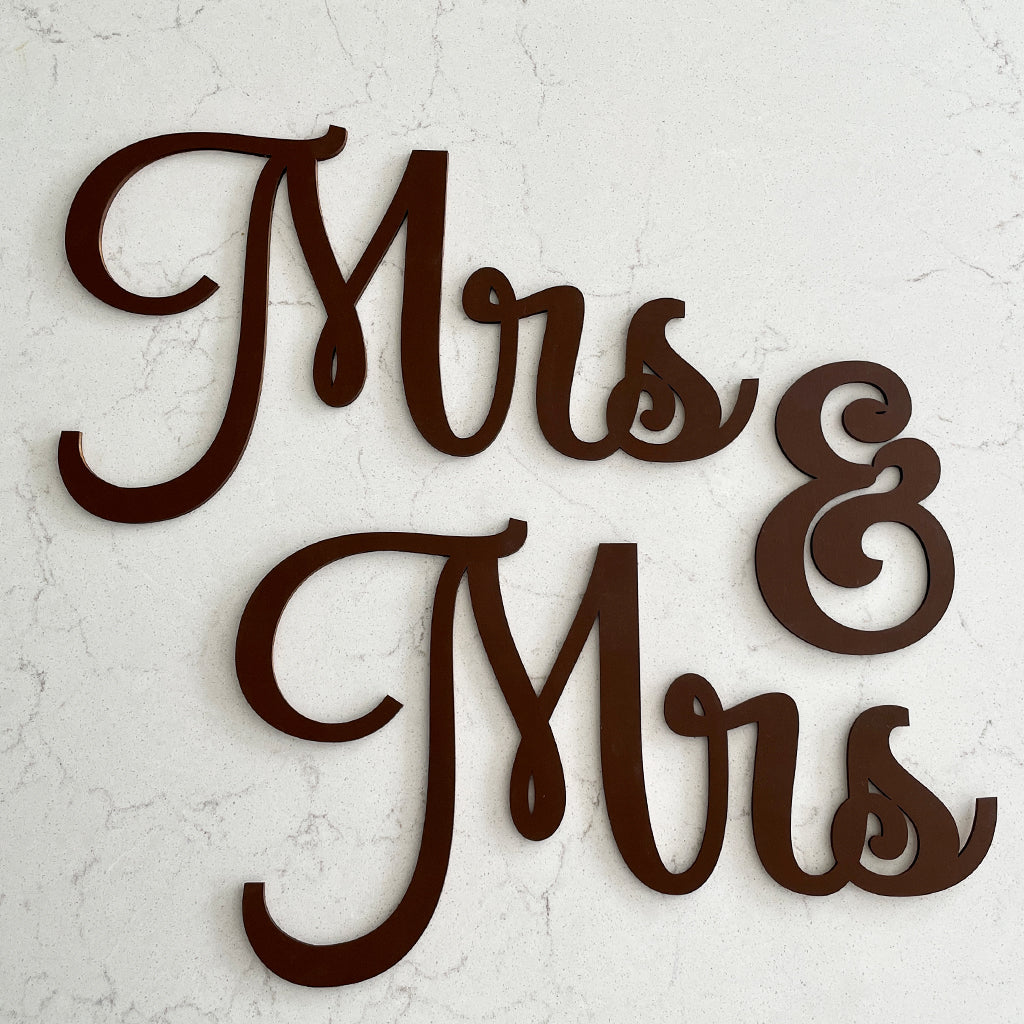 Mr and Mrs Wedding Backdrop Decor