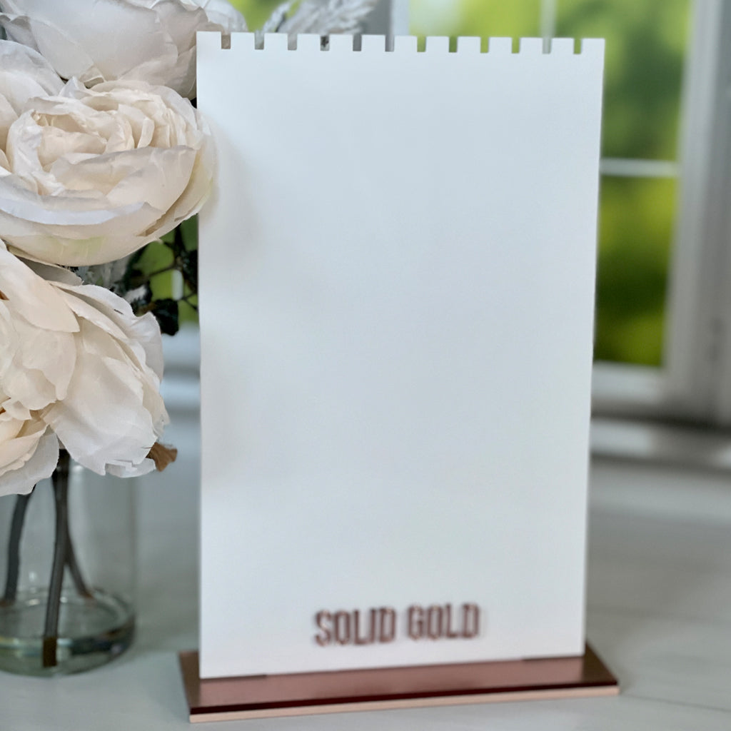 Permanent Jewelry Necklace Display Stand