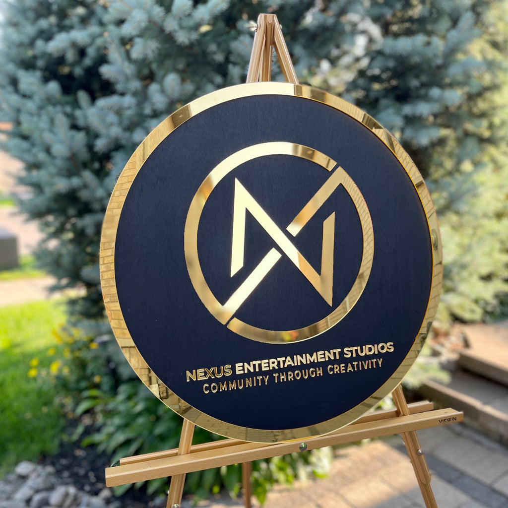 Custom Business Logo UV Printed 3D Acrylic Sign