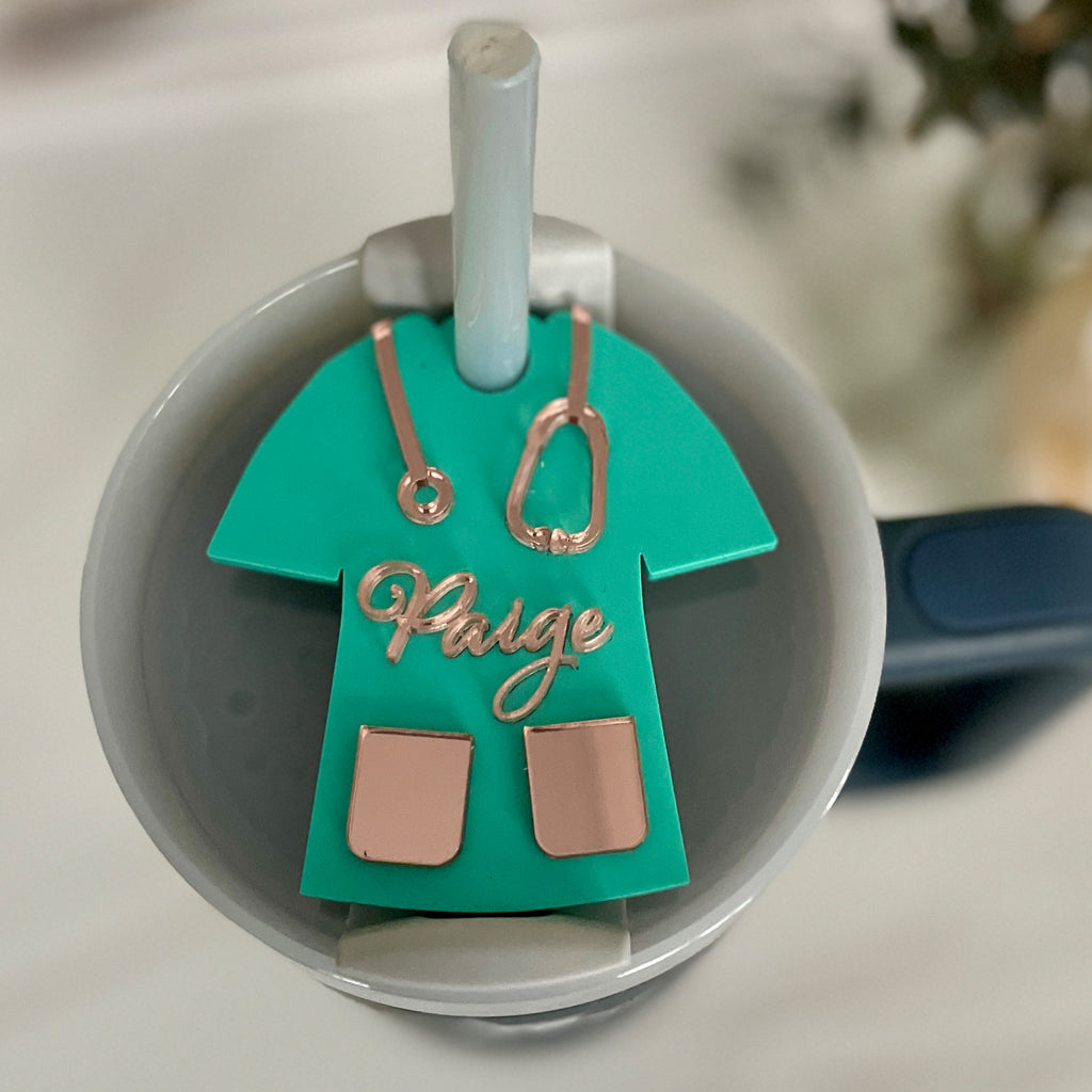 Nurse Water Cup Name Topper For Stanley Or Yeti