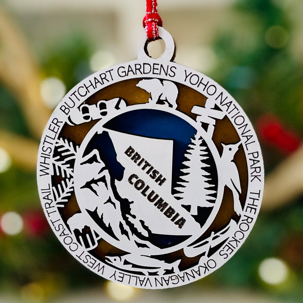 Canadian Provincial Christmas Ornament