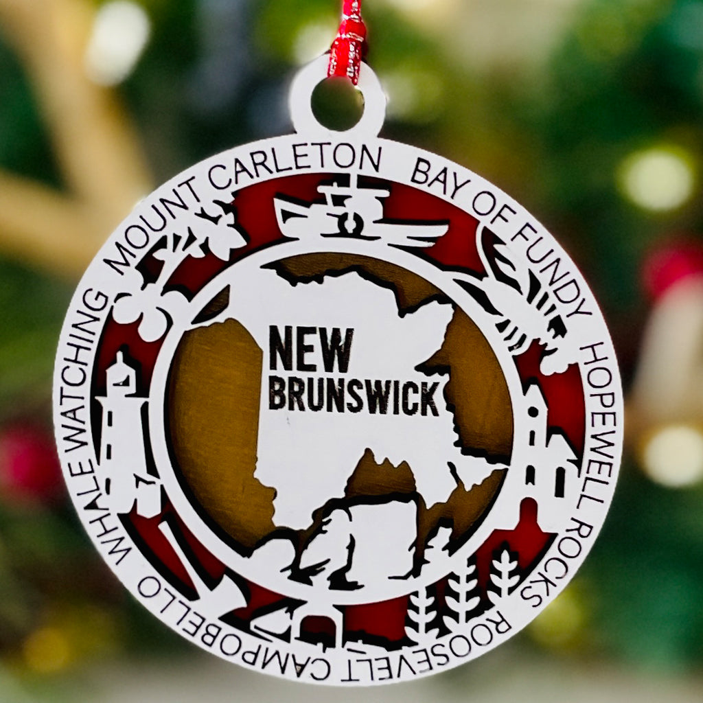 Canadian Provincial Christmas Ornament