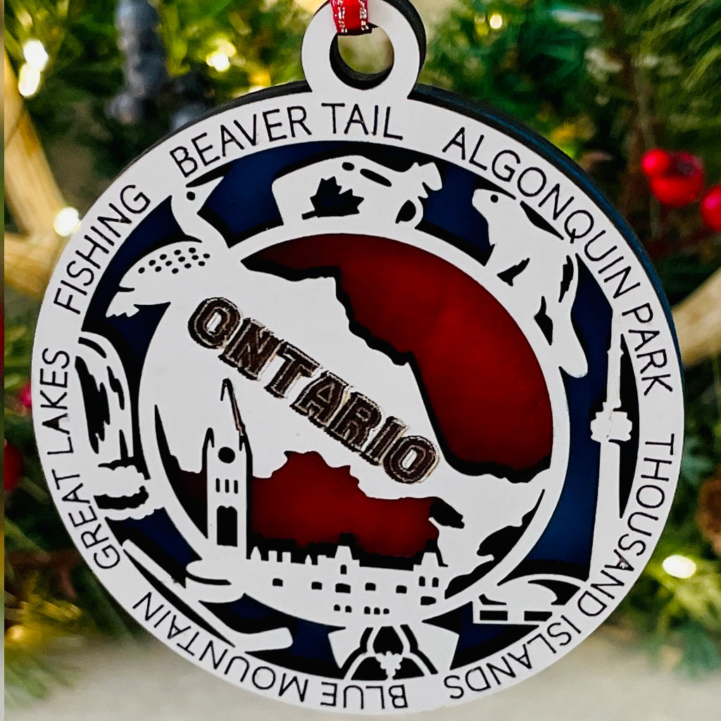 Canadian Provincial Christmas Ornament