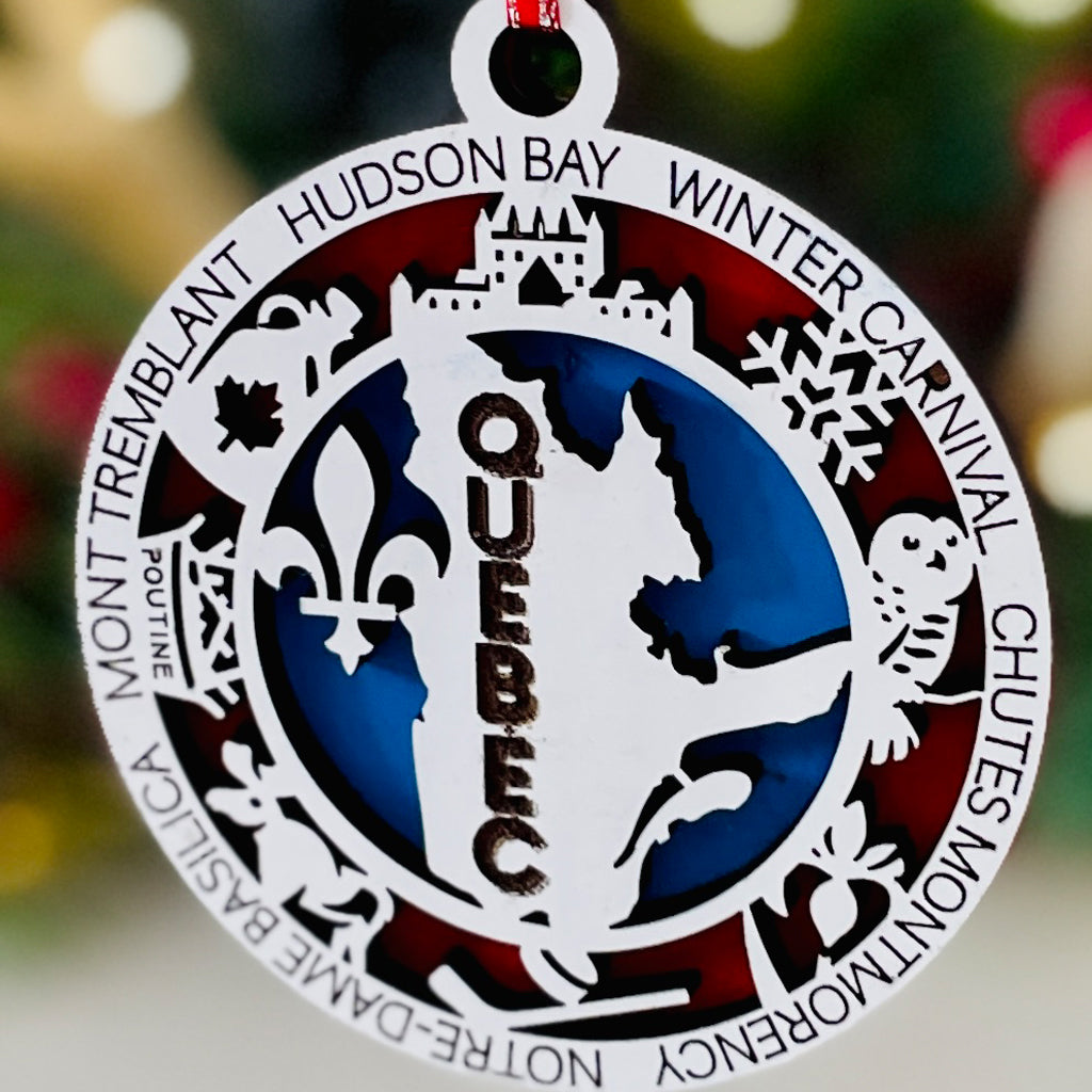 Canadian Provincial Christmas Ornament