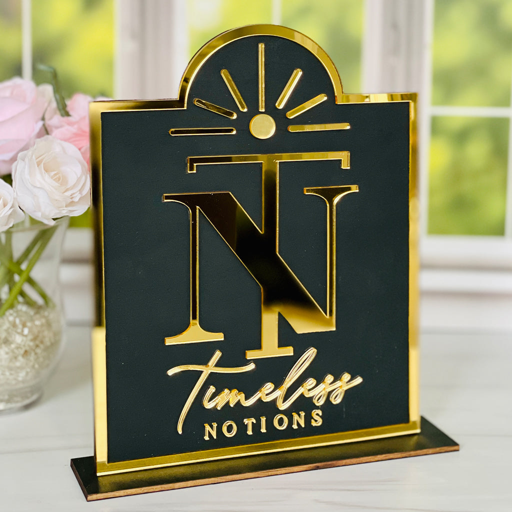 Business Logo Sign For Retail Store Display