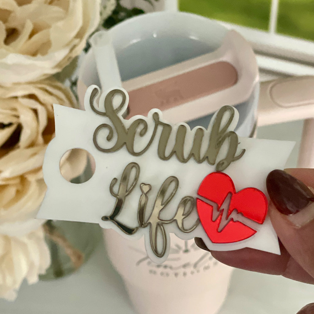 Healthcare Themed Acrylic Topper For Stanley Or Yeti