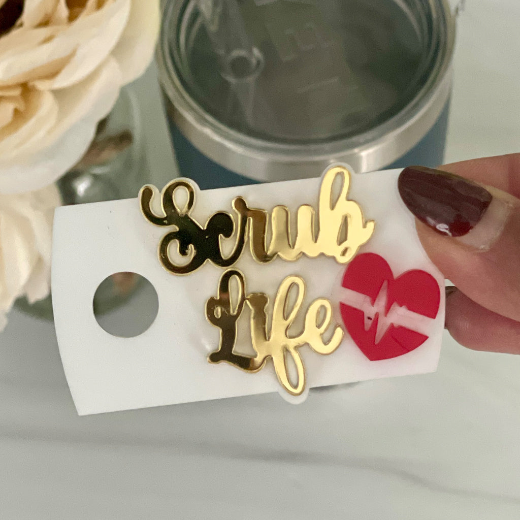 Healthcare Themed Acrylic Topper For Stanley Or Yeti