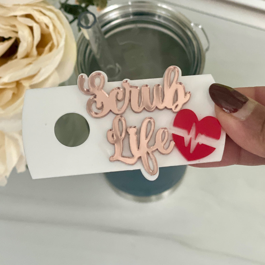Healthcare Themed Acrylic Topper For Stanley Or Yeti