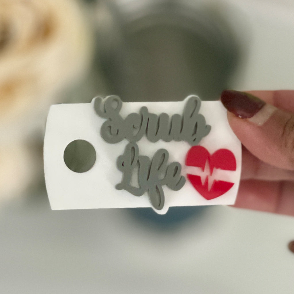Healthcare Themed Acrylic Topper For Stanley Or Yeti