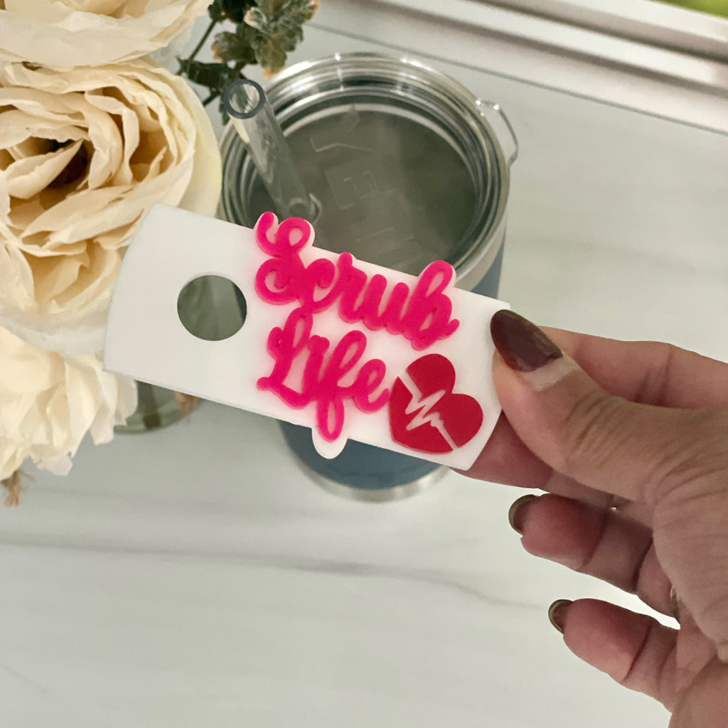 Healthcare Themed Acrylic Topper For Stanley Or Yeti