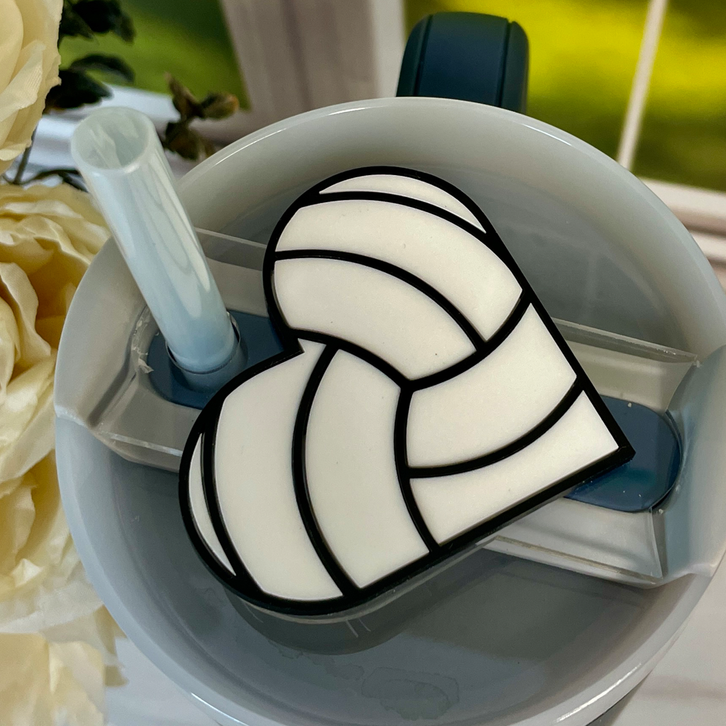Volleyball Yeti Stanley Lid Topper