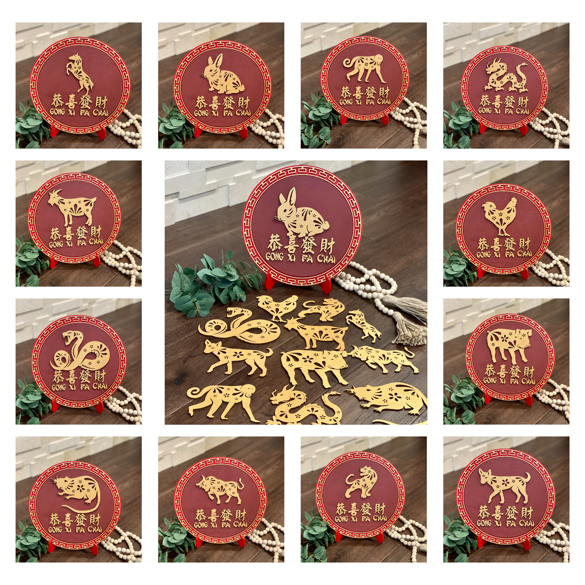Year of The Snake 2025 Chinese New Year Sign
