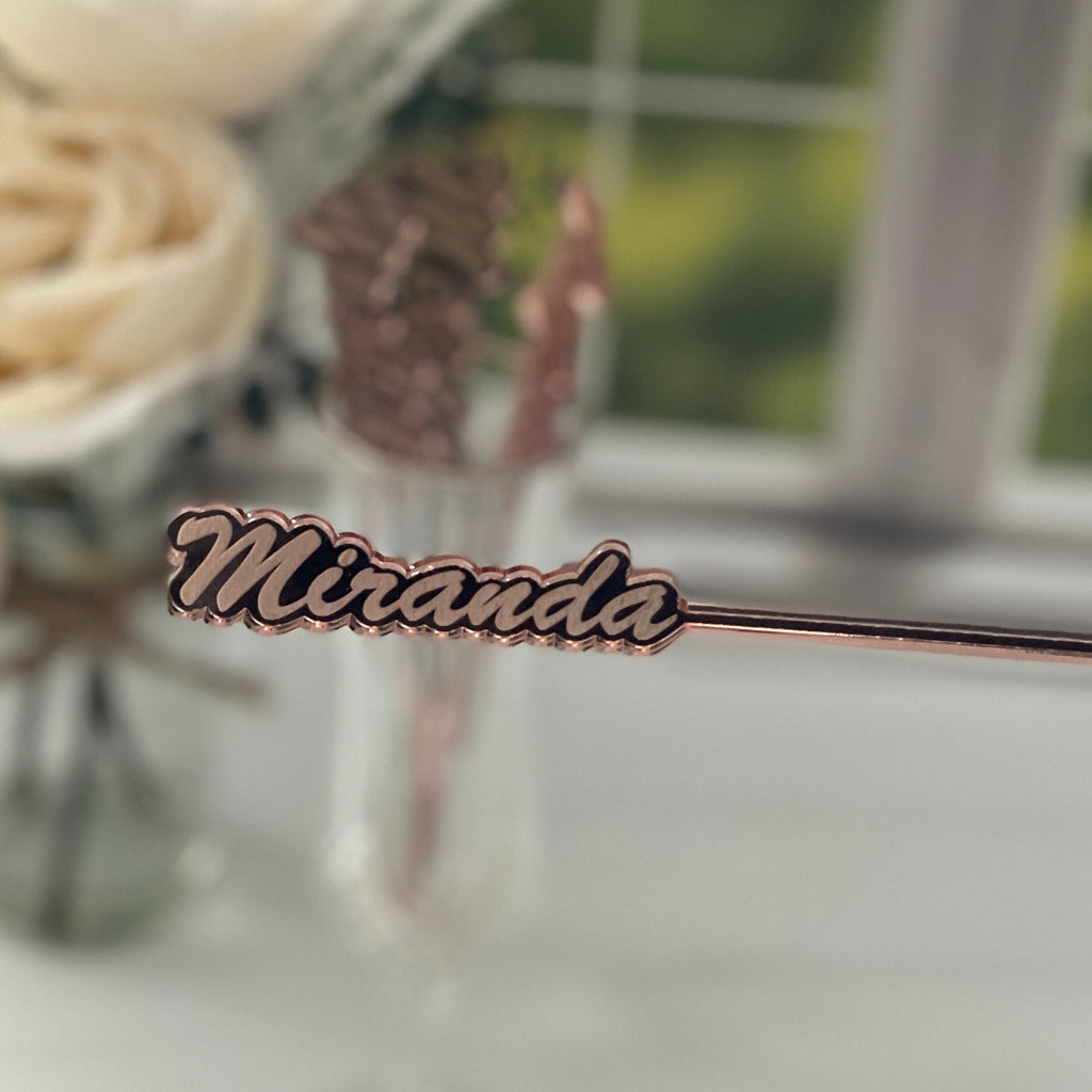 Custom Drink Stirrers, Personalized Swizzle Sticks