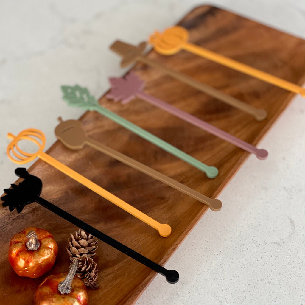 Thanksgiving Drink Stirrers, Beverage Stir Sticks