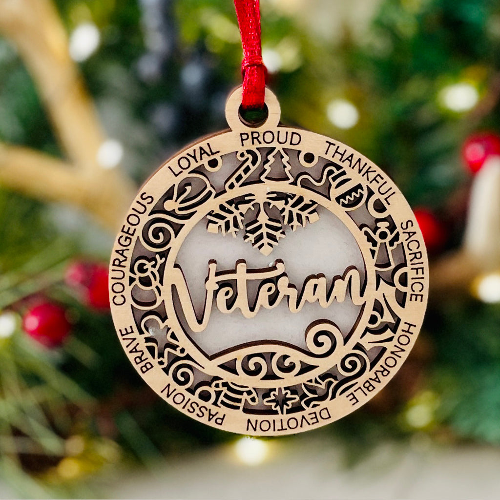 Family Theme Christmas Ornament