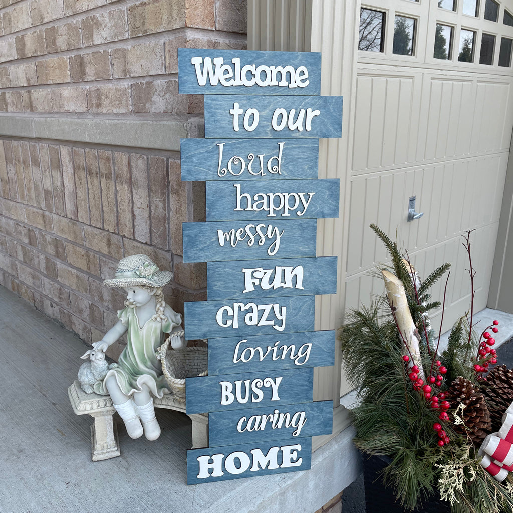 Welcome To Our Home Wooden Pallet Sign