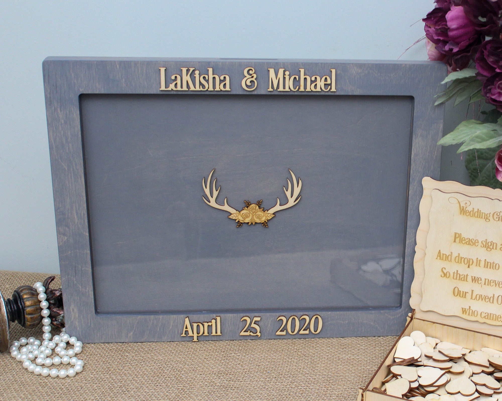 Alternative Wedding Guest Book Drop Box