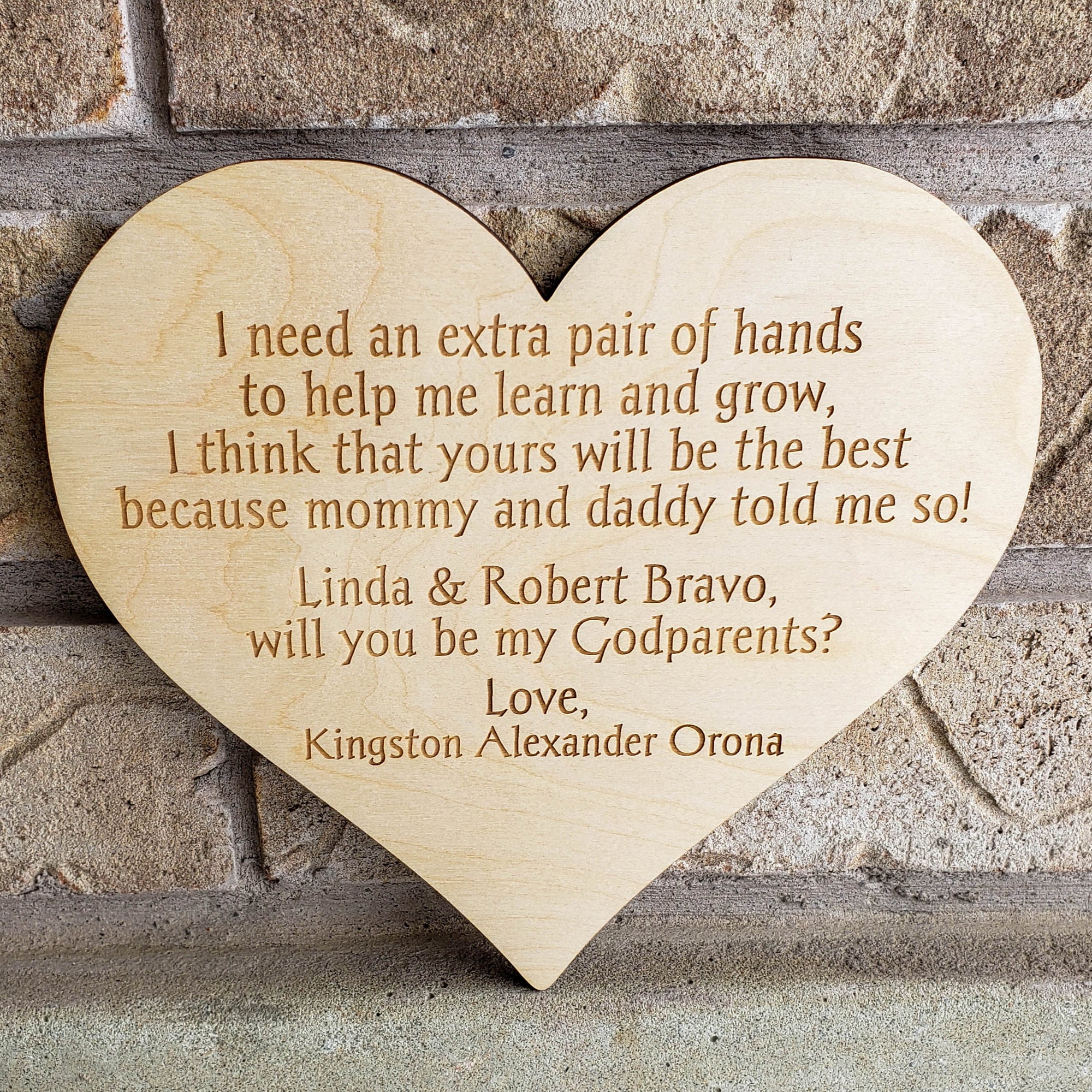 Godparents Proposal Idea