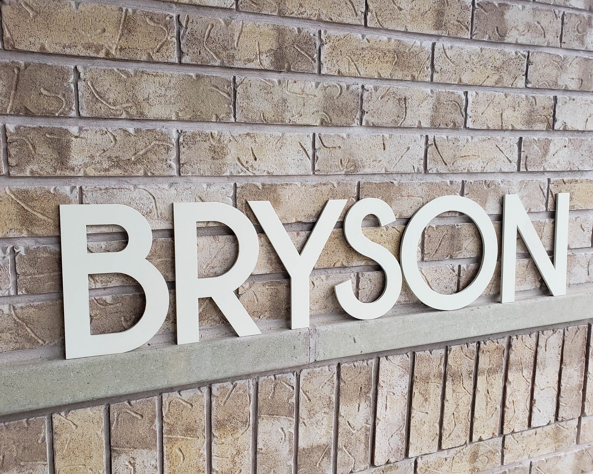 Boys Nursery Name Large Wooden Letters