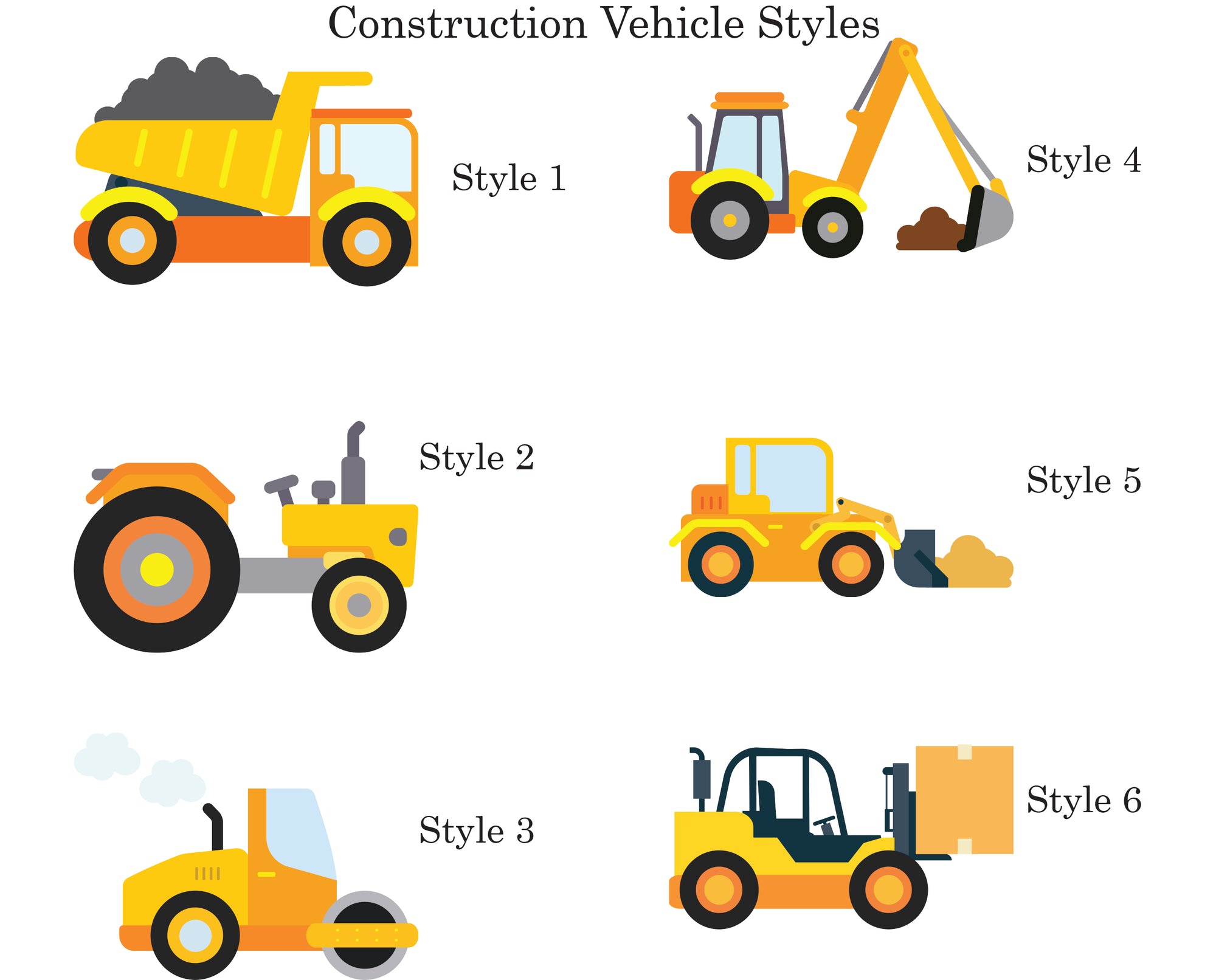 Construction Nursery Kids Name Sign