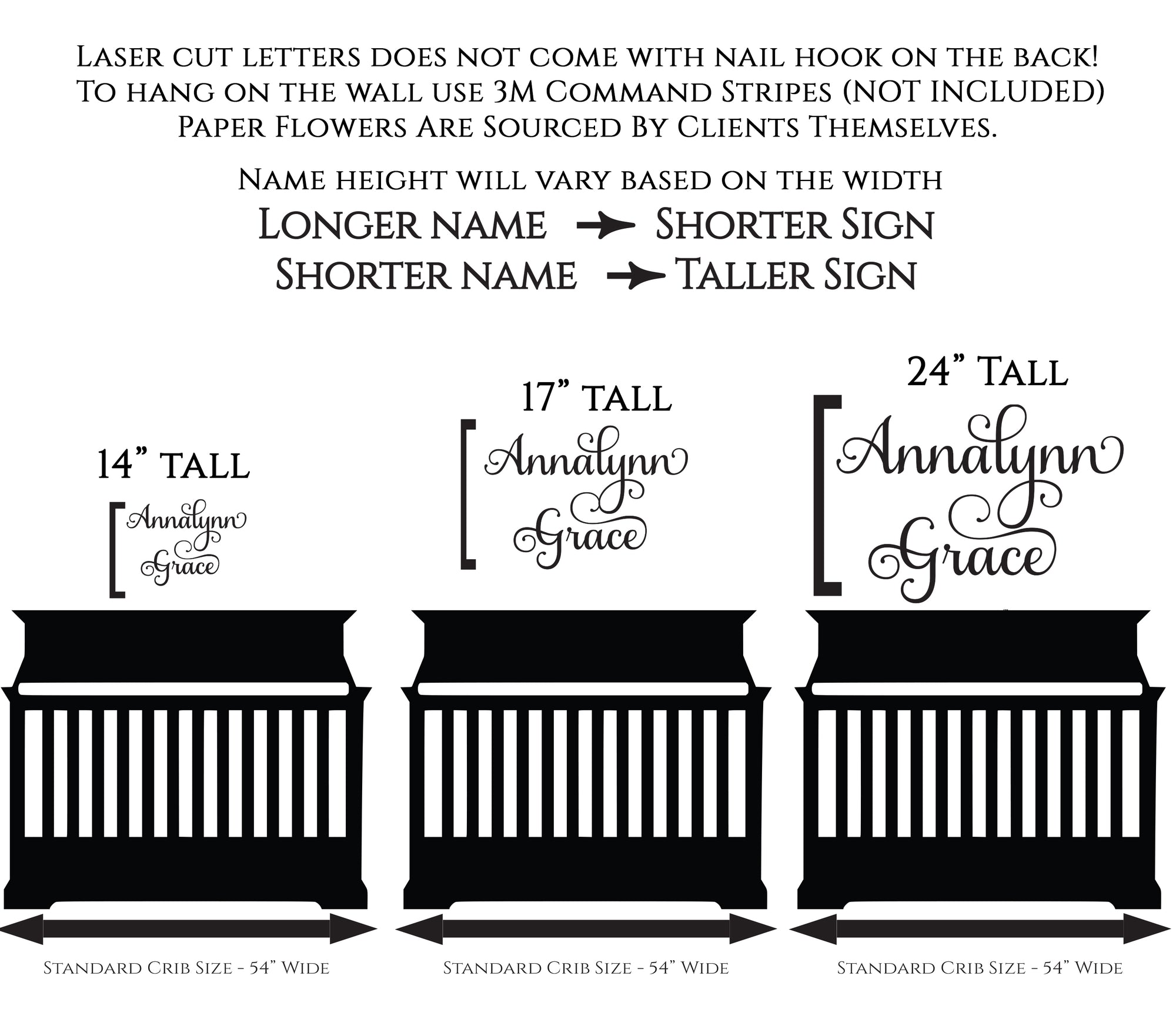 First And Middle Name Wooden Letters