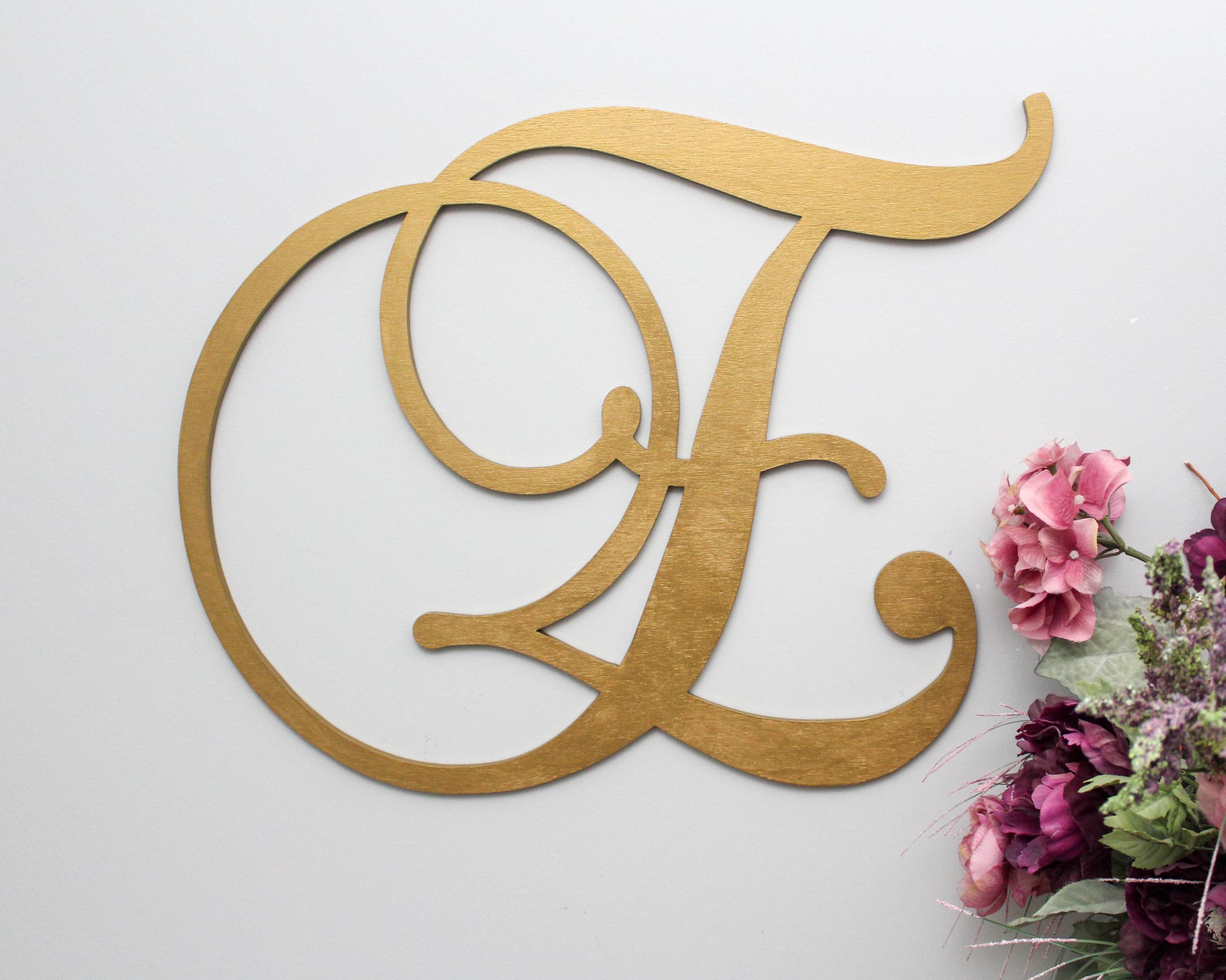 Capital Letter Wooden Monogram