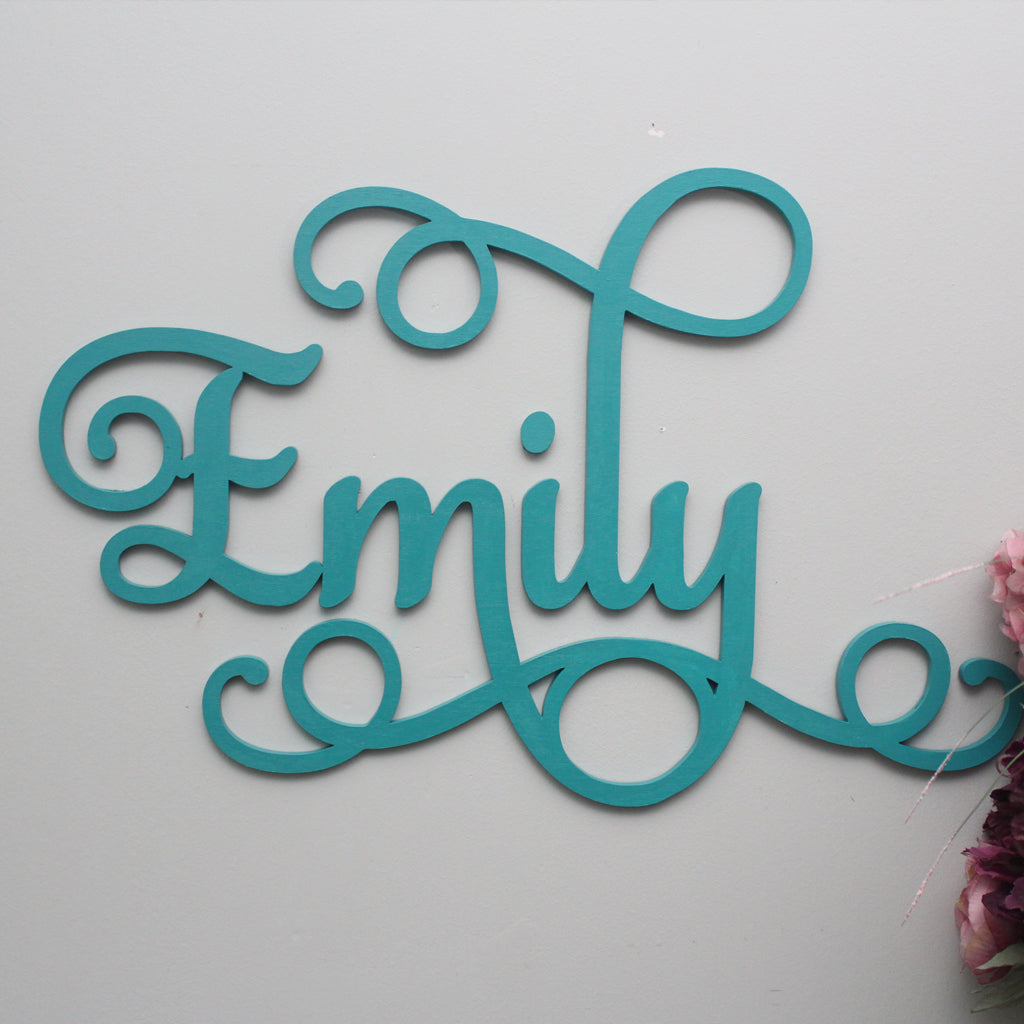 Baby Nursery Name Sign Large Wooden Letters