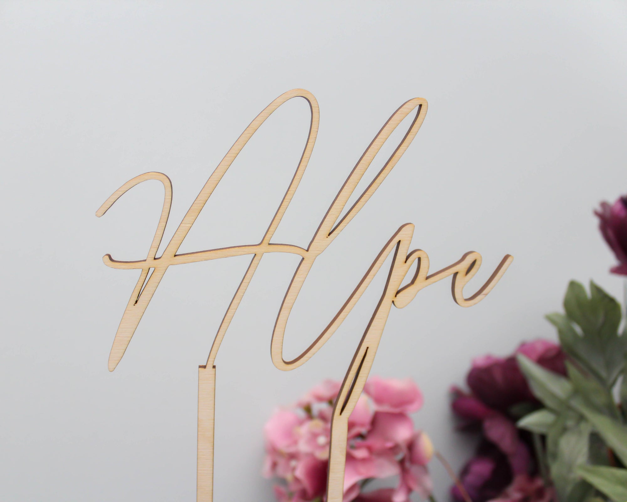Family Name Wedding Cake Topper