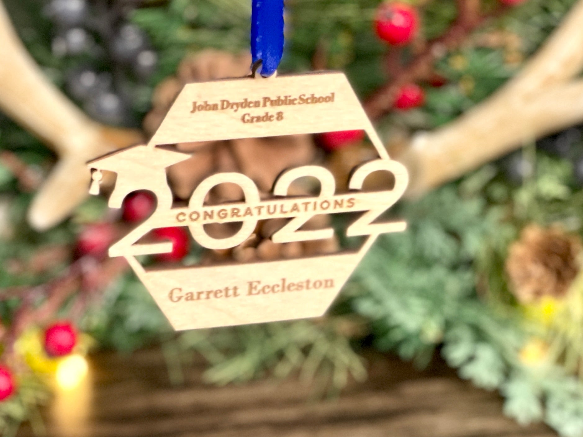 Personalized Graduation Christmas Ornament