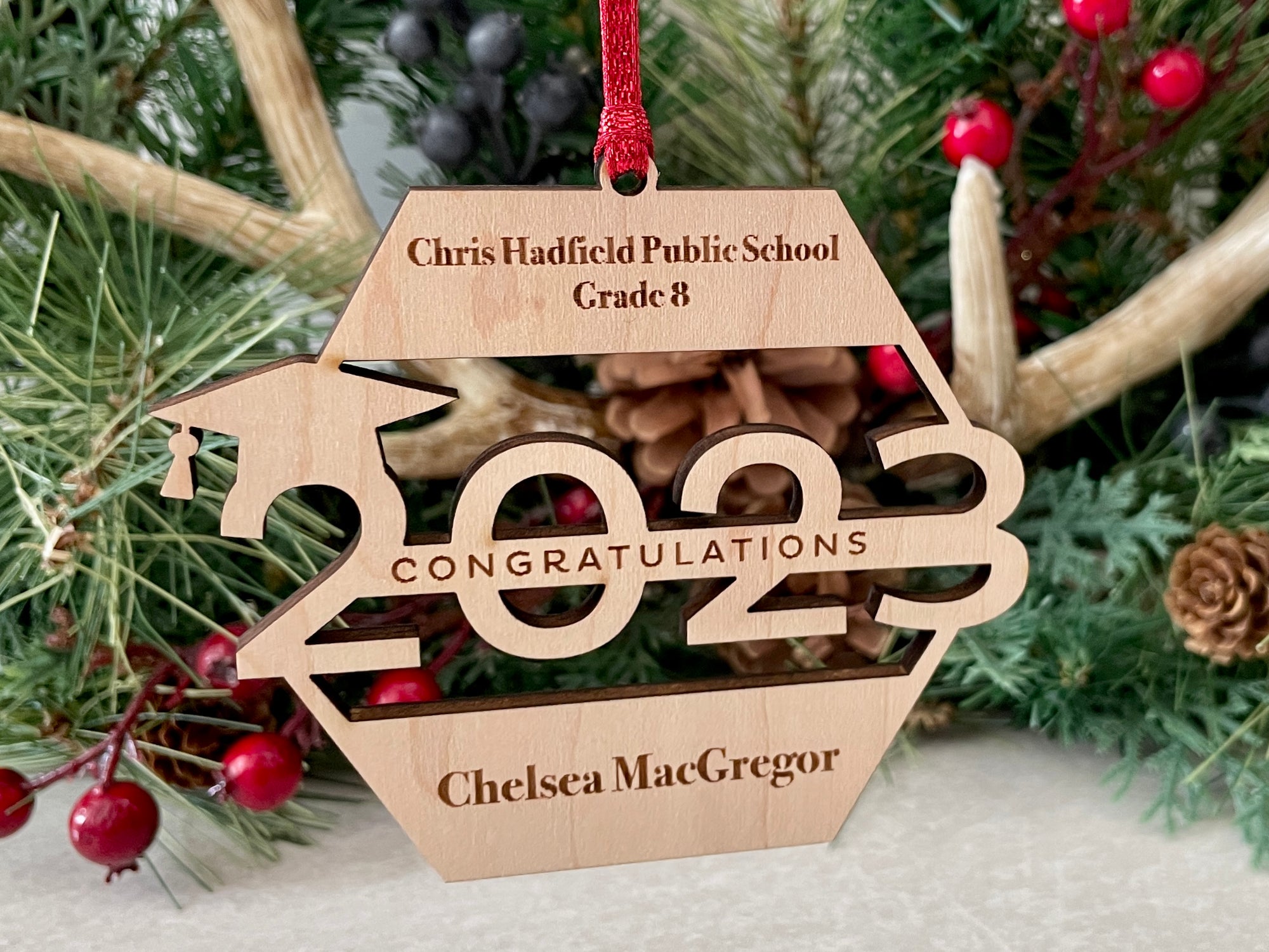 Personalized Graduation Christmas Ornament