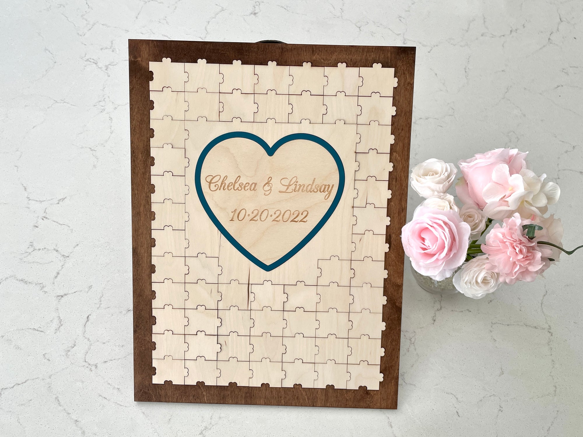 Puzzle Wedding Guest Book