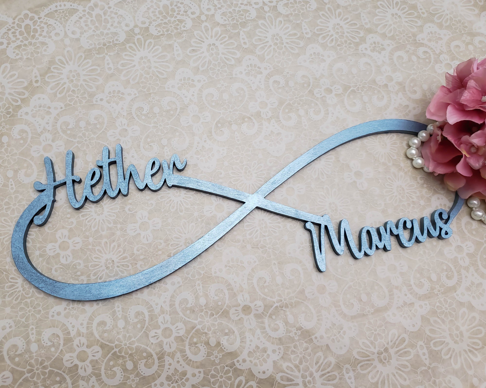 Couples Name Infinity Sign