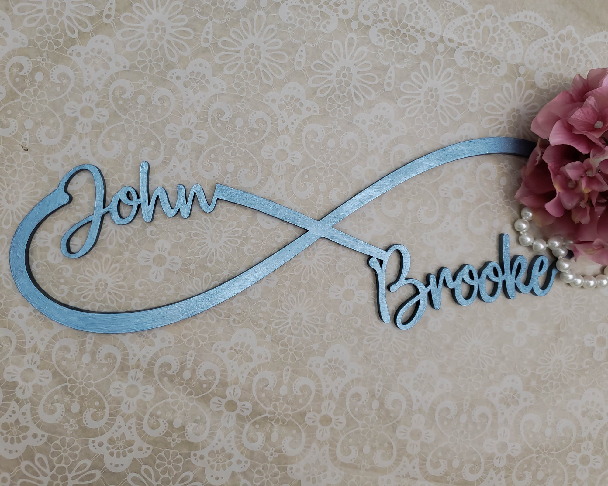 Couples Name Infinity Sign