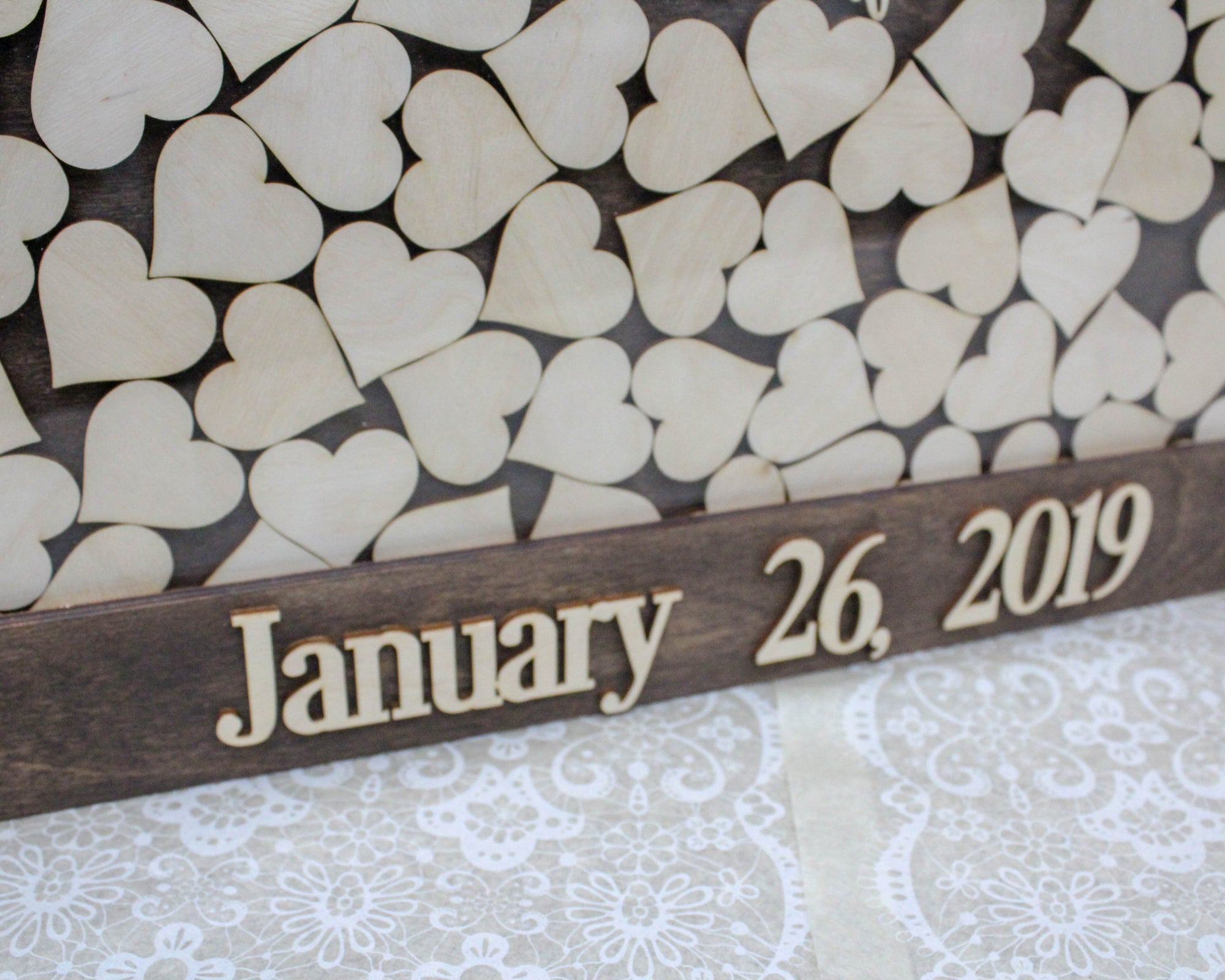 Alternative Wedding Guest Book Drop Box
