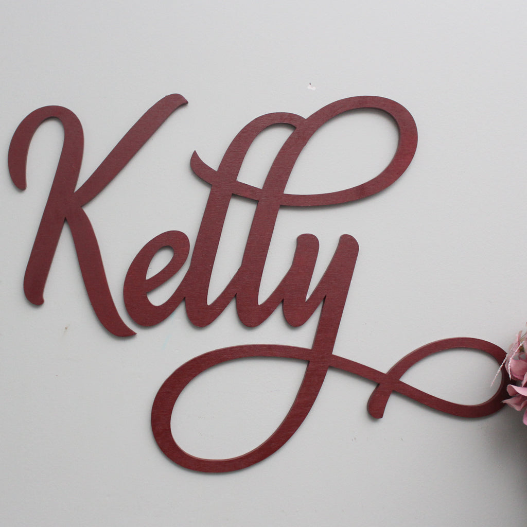 Custom Baby Name Cutout, Nursery Name Sign