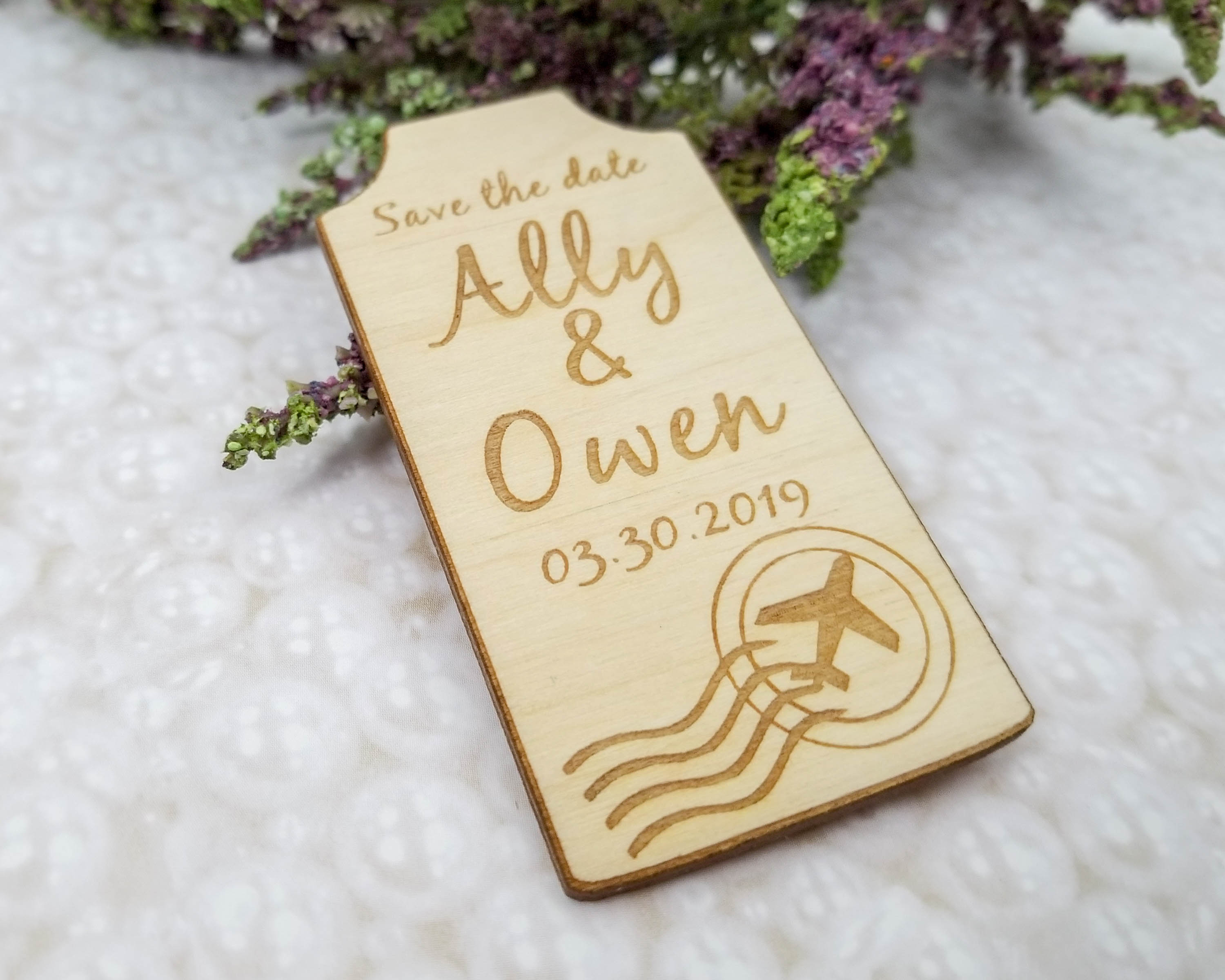 Destination Wedding Save The Date Magnet