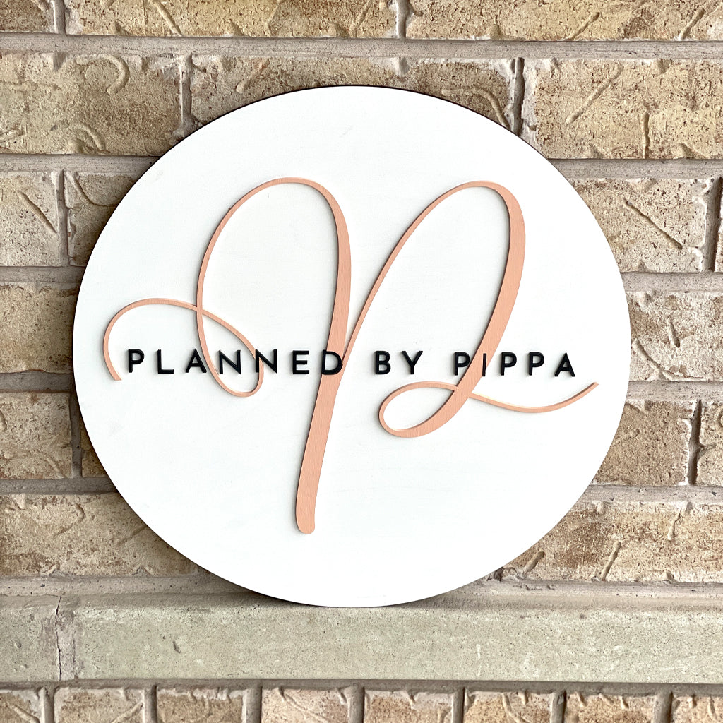 Custom 3D Business Logo Wooden Sign