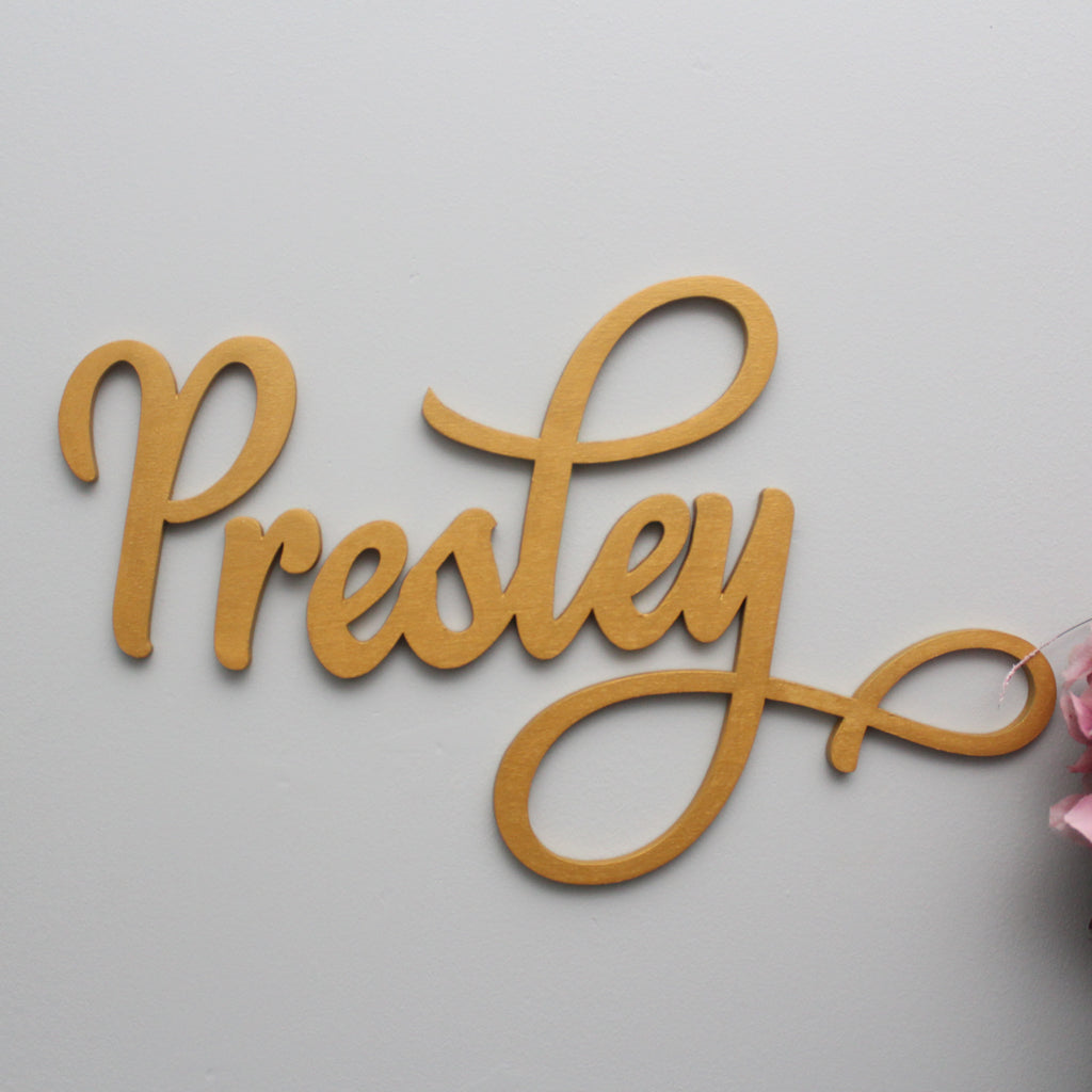 Custom Baby Name Cutout, Nursery Name Sign