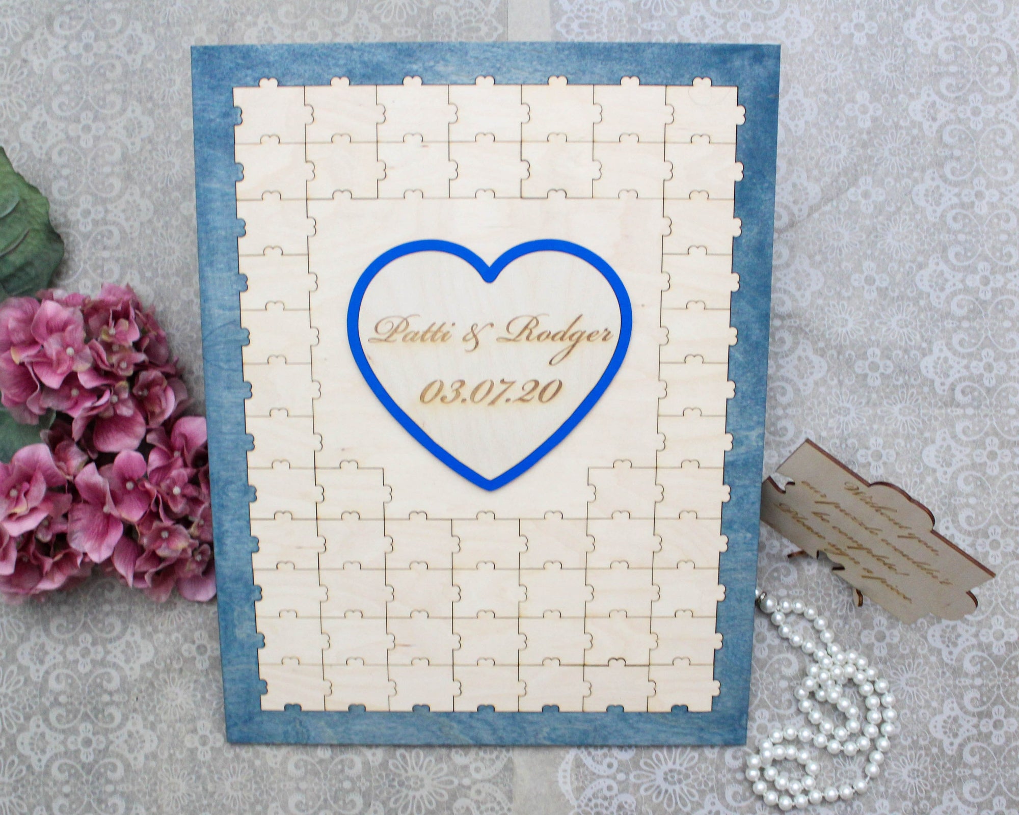 Puzzle Wedding Guestbook Alternative