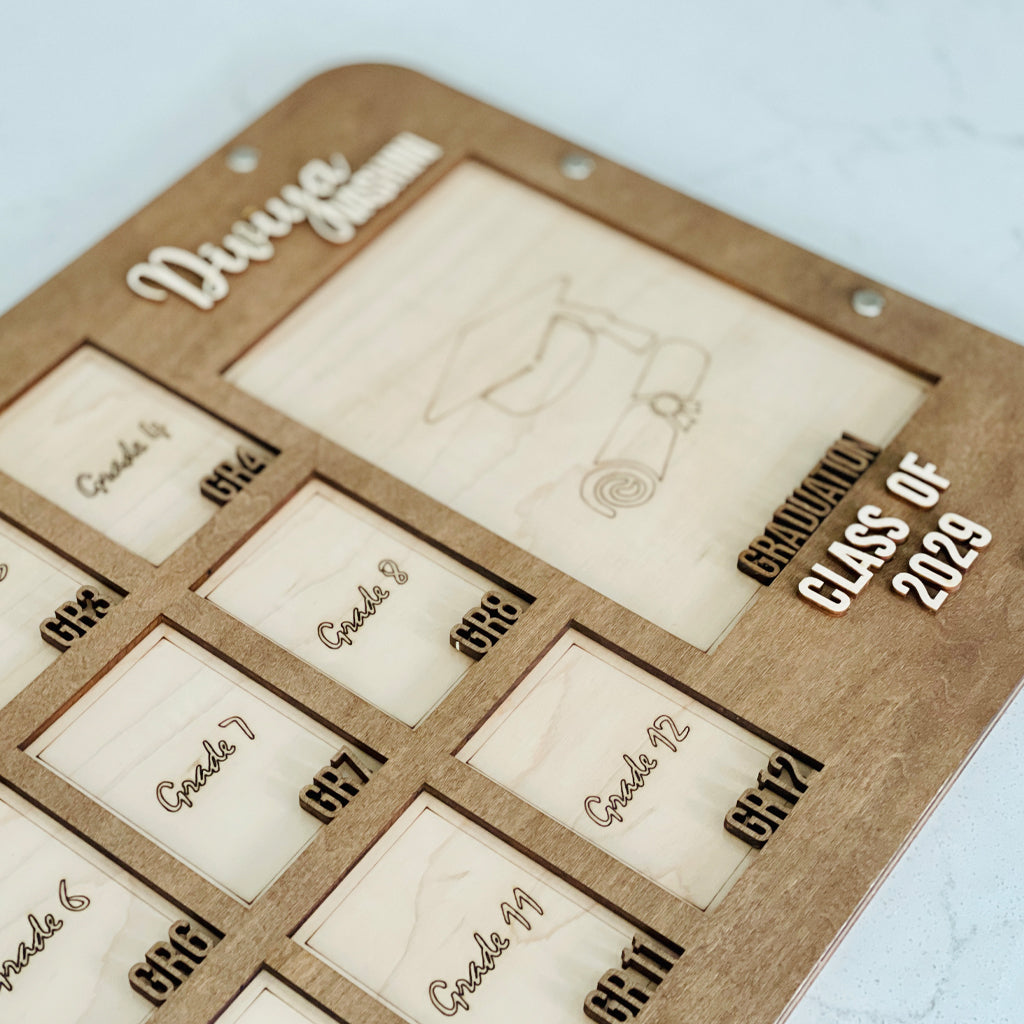 School Years Photo Frame Personalized With Name And Graduation Year