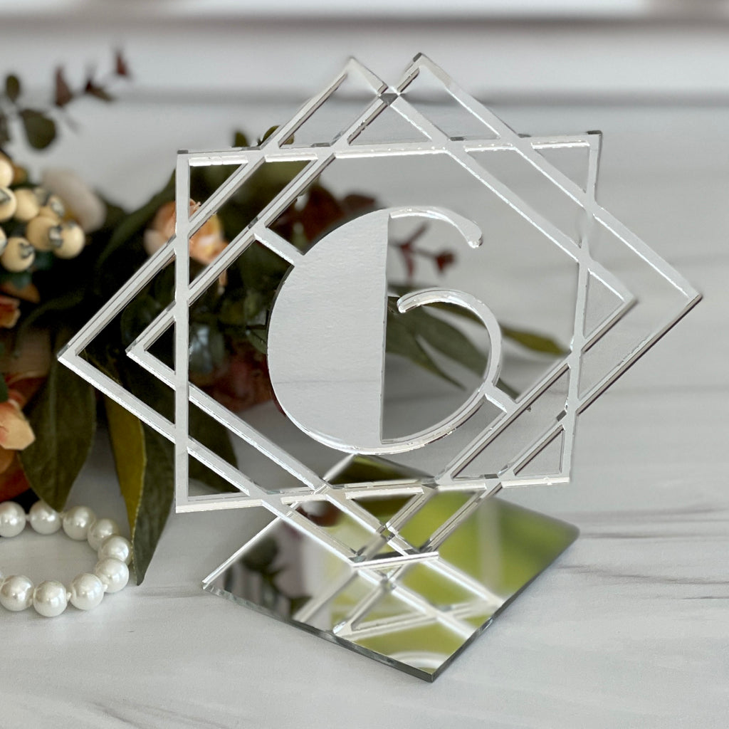 Art Deco Table Numbers, Wedding Signs Table Numbers