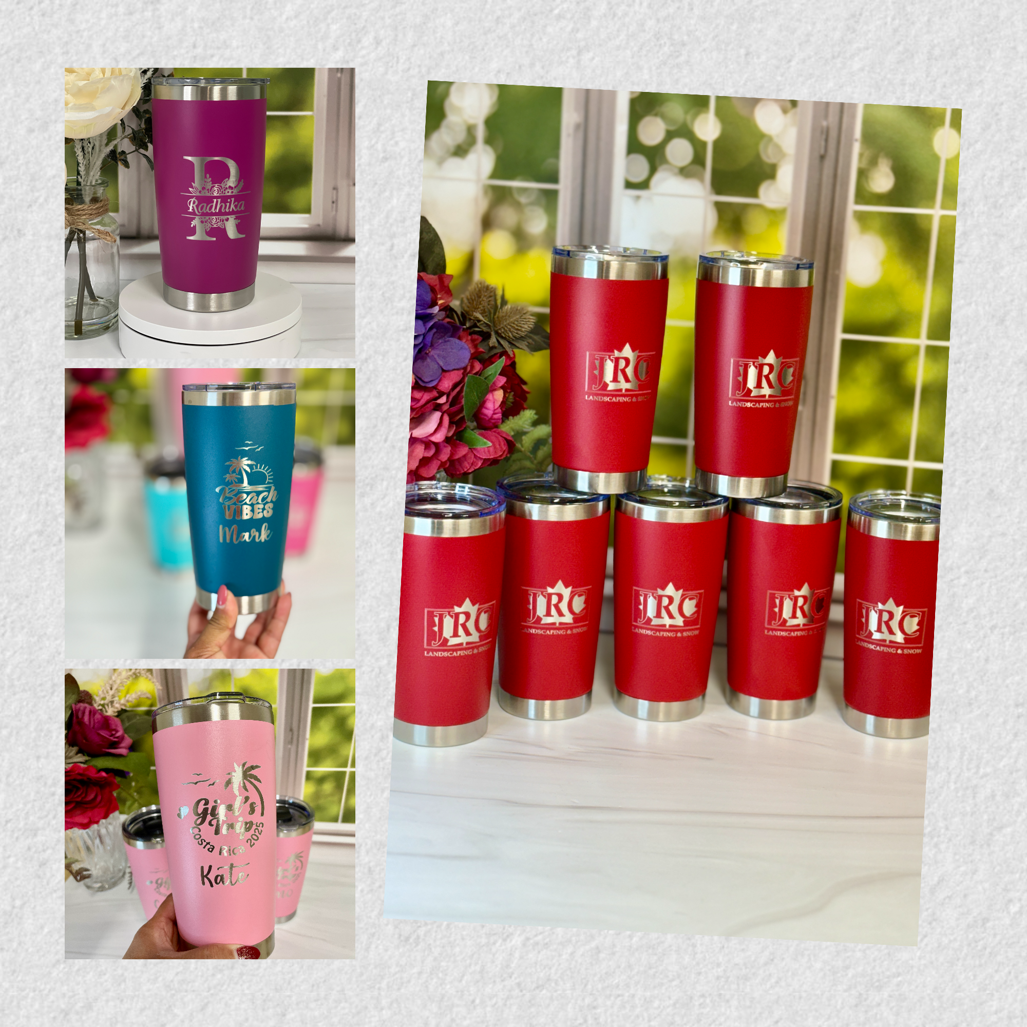 20oz Powder Coated Tumblers