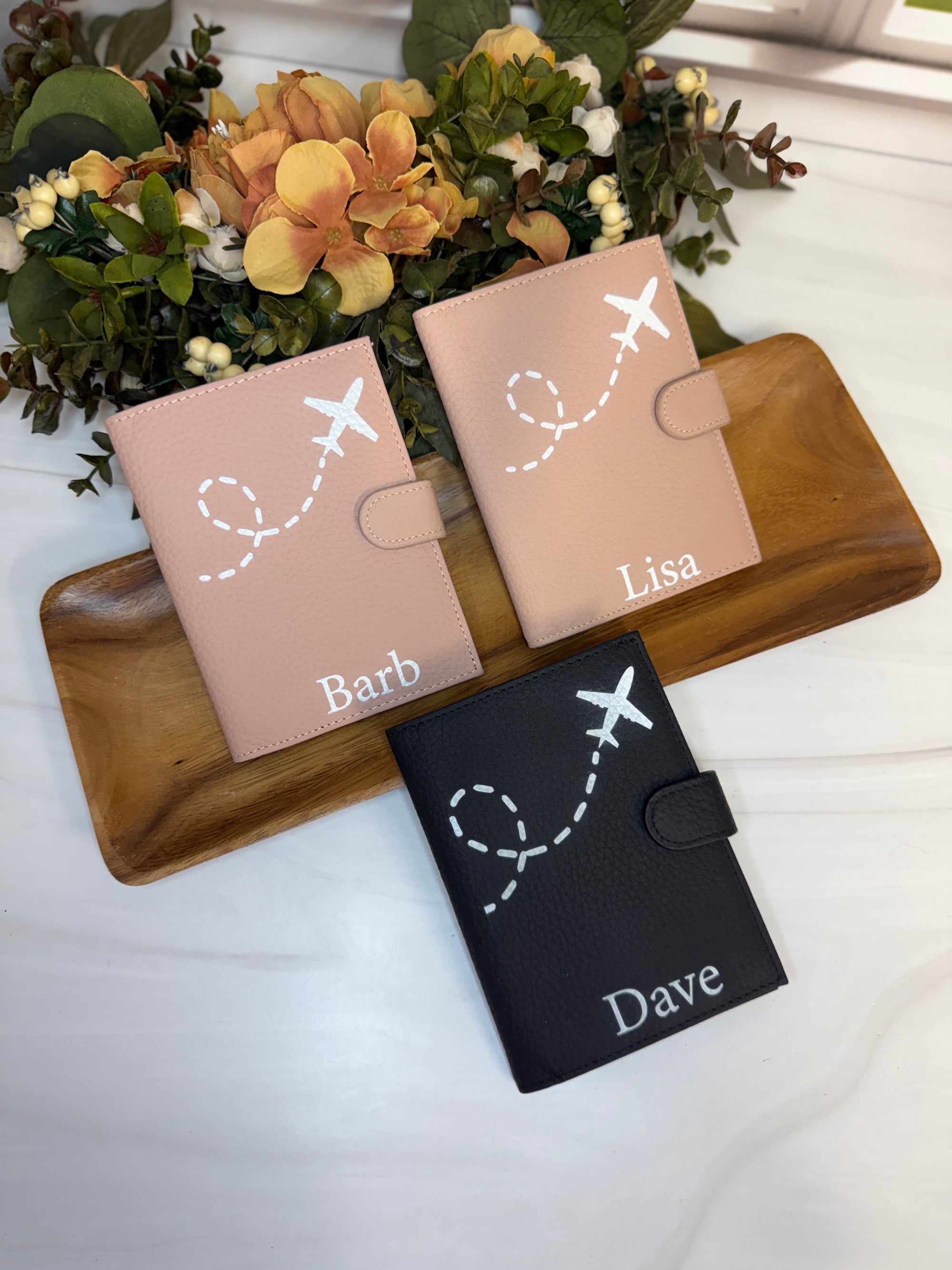 Personalized Passport Holder with Laser Engraving & UV Print