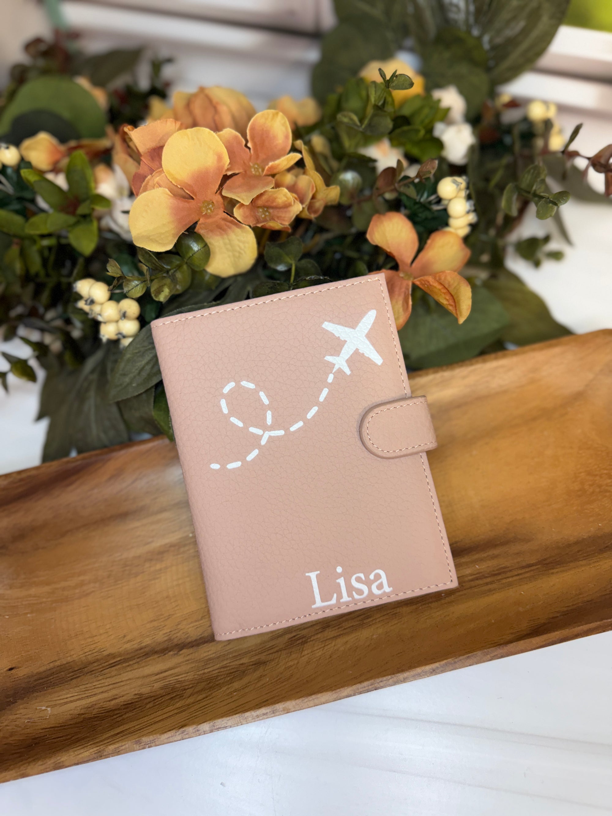 Personalized Passport Holder with Laser Engraving & UV Print